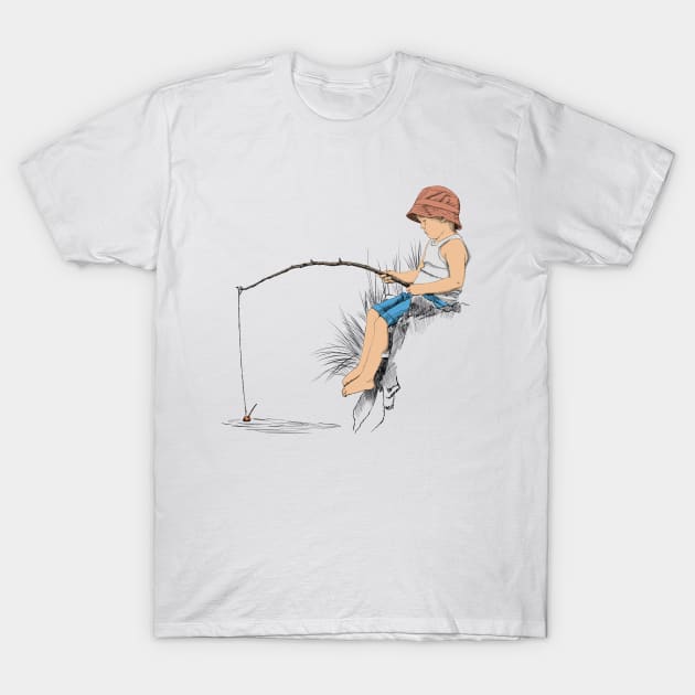 Fishing T-Shirt by sibosssr